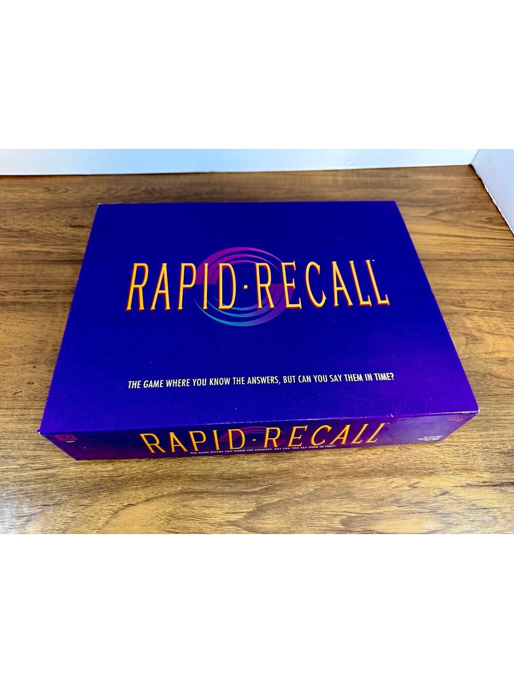 Vintage 1993 Rapid Recall Board Game Western Publishing Party Memory Game